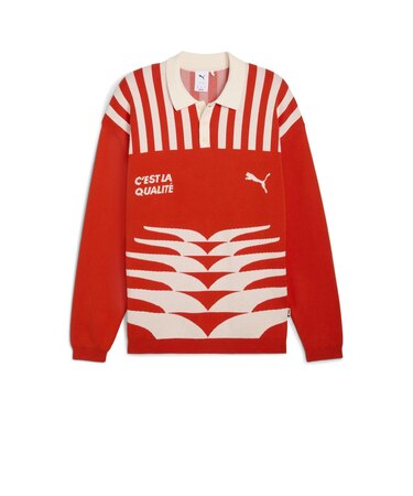 632512　M THE NEVERWORN VI KNIT JERSEY　22FIERCE RED　699605-0002
