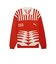632512　M THE NEVERWORN VI KNIT JERSEY　22FIERCE RED　699605-0002
