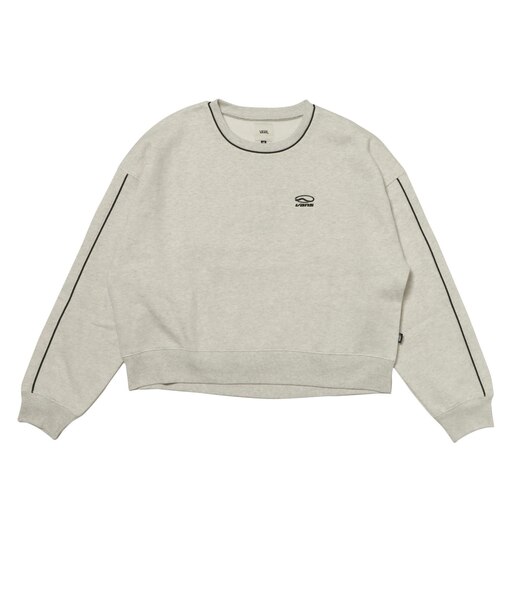 125K3042700　W piping sweat　TOP GRAY　701879-0001