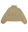 125K3091900　W stand color jacket　BEIGE　701875-0001