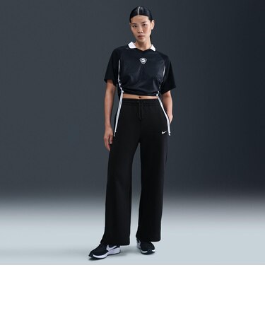 IH1012　W PHNX FLC WID PANT　010BLK/SAIL　703888-0001