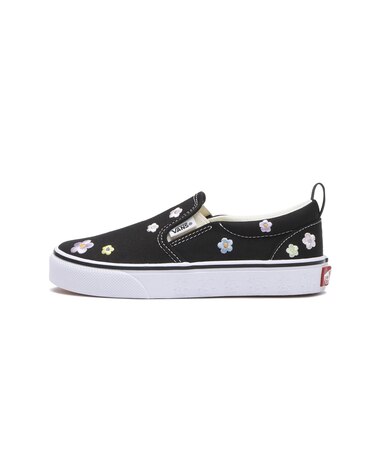 V98PS EB.FLW 17-22(H) SLIP ON BLK/WHT/FLW 696336-0001