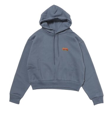 125K3033500　W Checker Logo Hoodie　BLUE　701886-0001