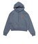 125K3033500　W Checker Logo Hoodie　BLUE　701886-0001