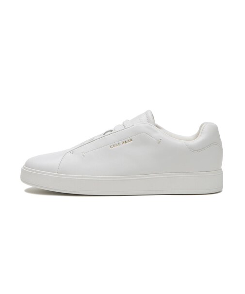 W34325 W GRANDPRO LUXE SLIP ON SNKR WHITE LTR 703400-0001