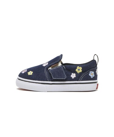 V98TDL DFLW 12-165(H)SLIP ON DENIM/WHITE 696791-0001