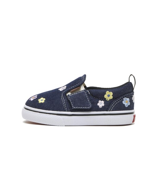 V98TDL DFLW 12-165(H)SLIP ON DENIM/WHITE 696791-0001