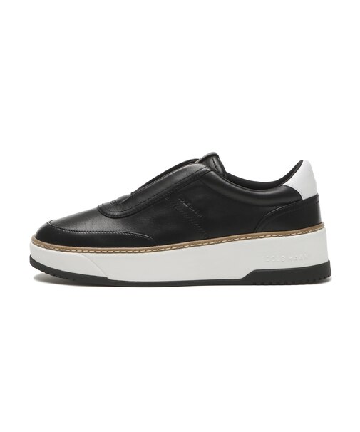 W33366 W GRANDPRO MAXFIELD SLIP ON SN BLACK/WHITE 703403-0001