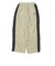 125K3141800　W color scheme nylon pants　NATURAL　701874-0001