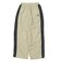 125K3141800　W color scheme nylon pants　NATURAL　701874-0001