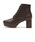 W3053　SQUARE LACE UP 7　BROWN　697378-0002