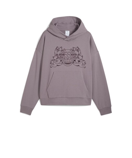 632414　M RIPNDIP BOXY GRAPHIC HO　64PLUM JAM　699599-0003