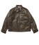 125K1084200　M Fake Leather Jacket　BROWN　702003-0002
