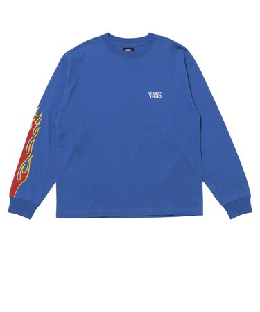 125K1024500 M Flames Punk Logo L TEE BLUE 701871-0003