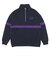 125K1050100　M Bi-Color Half Zip Sweat　NAVY　701869-0001