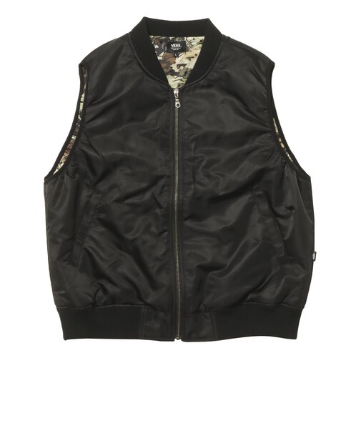 125K1091000 M Vintage Twill Bomber VST BLACK 702008-0001