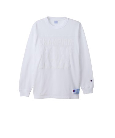 C3-C412　M FOOTBALL LS T-SHIRT　WHITE　701841-0001