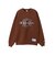 C3-C014　M CREW NECK SWEATSHIRT　BROWN　701830-0002