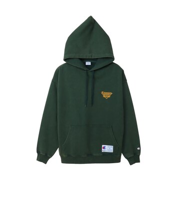C3-C107　M HOODED SWEATSHIRT　DARK GREEN　701833-0002