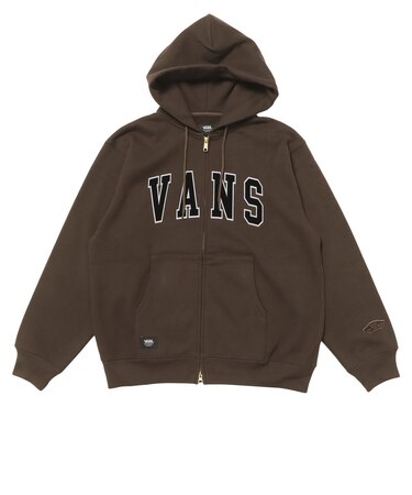 125K1051500　M Sweat Zip Parka　BROWN　701868-0002