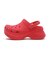 211919-7AQ　BAE VELVET CLOG W　DIGIT RASPBERRY　699192-0001