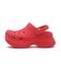 211919-7AQ　BAE VELVET CLOG W　DIGIT RASPBERRY　699192-0001