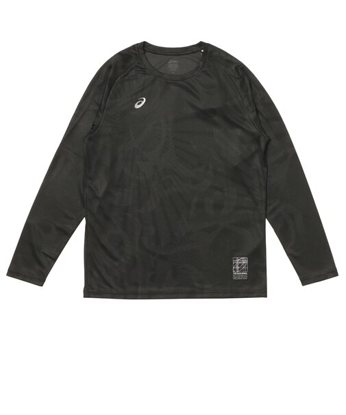 2031F162.001　DRY GRAPHIC LONG SLEEVE TEE　P BLACK　700362-0001