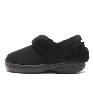 212106-001　CL UNFURGTBLE VEGAN SUEDE CLG　BLACK　699194-0001