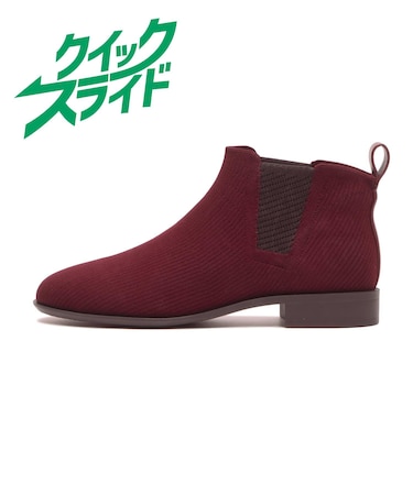 W3066　SIDE GORE KNIT2.5　BURGUNDY　700406-0002