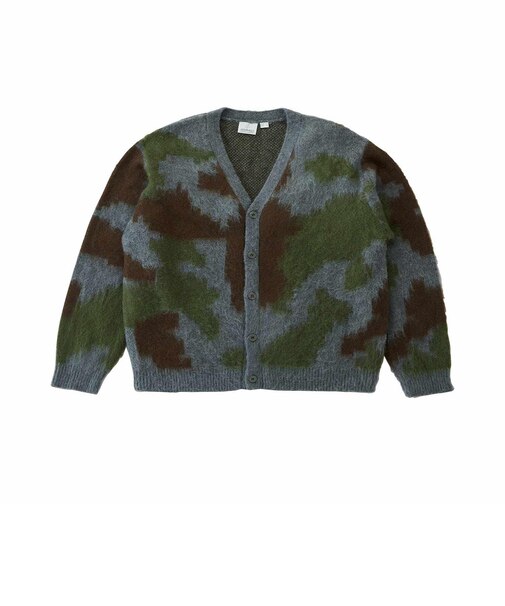 G5FU-J025 MOHAIR CARDIGAN JUNGLE CAMO 702628-0001