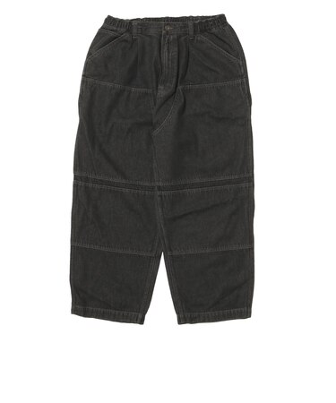 125K1143900　M Denim Double Knees Pants　BLACK　701889-0002