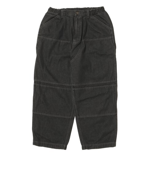 125K1143900　M Denim Double Knees Pants　BLACK　701889-0002