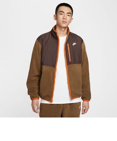 IM9453 M CLUB WTRZ FZ JKT 235MSWBRN/WHT 703869-0002