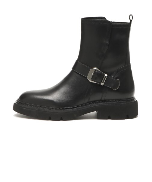 JE40033　SIDEBELT BOOTS 4　BLACK　697716-0001