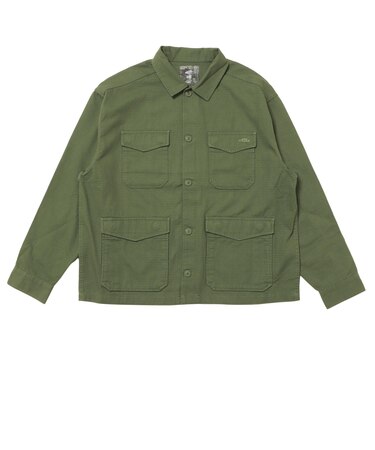 VN000R38EN6 Skate Atiba Military Overshirt Pine Forest 698952-0001