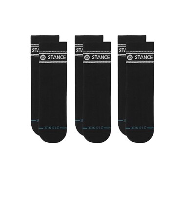 A356A25VIT#BLK　VITAL QUARTER 3 PACK　BLACK　702440-0001