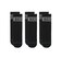 A356A25VIT#BLK　VITAL QUARTER 3 PACK　BLACK　702440-0001