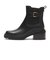 W34321　W SHIBLEY WP LUG BUCKLE BOOTIE　BLACK LTR　703412-0001