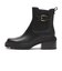 W34321　W SHIBLEY WP LUG BUCKLE BOOTIE　BLACK LTR　703412-0001
