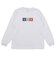 225-020005　FADE BOX LOGO L/S SPORTS TEE　WHITE　705362-0002