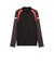 660875　M INDIVIDUALFINAL 1/4 ZIP TOP　01BK/MINT JELLY　707039-0001