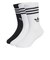 JZ7496　K CREW SOCKS 3P　WHT/WHT/BLK　706644-0001
