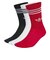 JW0332　K CREW SOCKS 3P　BETT/BLK/WHT　706643-0001