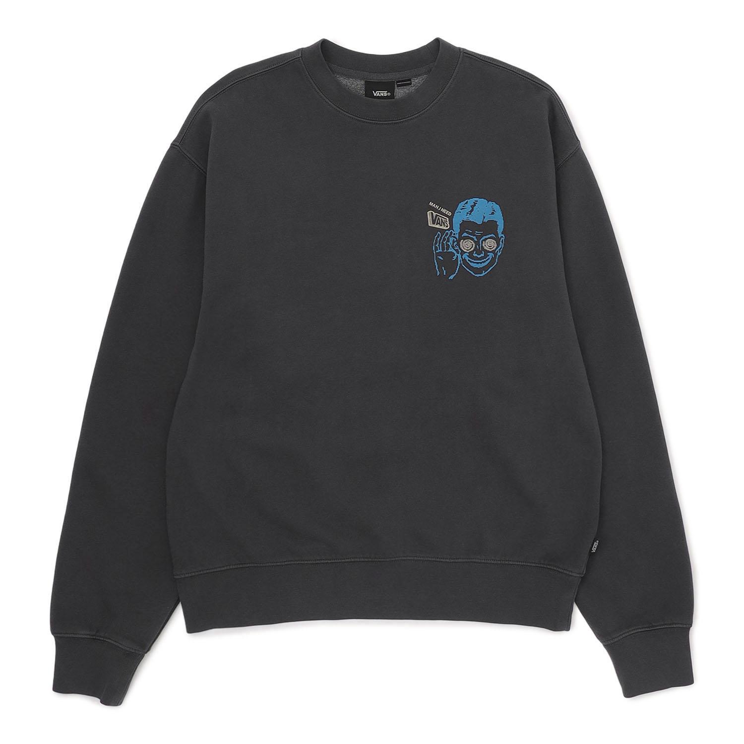 VN000STRBLK　Need Vans Crew　Black　705320-0001