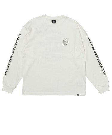 126R1021200　M All you need is Vans L TEE　WHITE　705888-0001