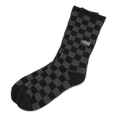 VN000QBDBA5　Checkerboard Crew　BLACK-CHARCOAL　705284-0001