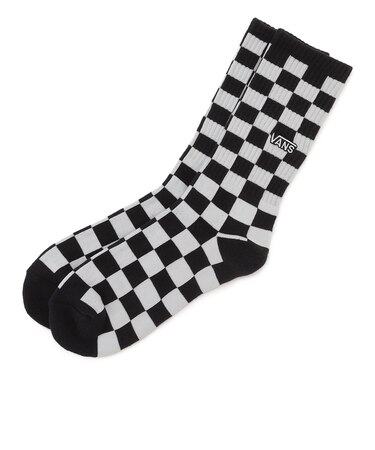 VN000QBDY28　Checkerboard Crew　BLACK-WHITE　705283-0001