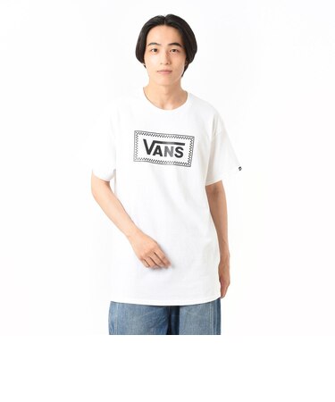 124K1013500 M CHECKER BOX SS TEE WHT/BLK 685988-0001