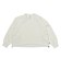 126R3011501　W flower motif sweat　WHITE　705878-0002