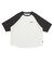 126R3020601　W raglan sleeves cropped TEE　SUMIKURO　705872-0001